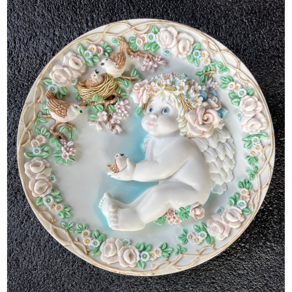 Heavens Little Helper Plate 1995 Dreamsicles Sculptural Special Friends 2846B